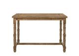 Farsiris Transitional Counter Height Table Weathered Oak Finish 77175-ACME