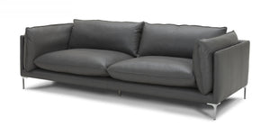 VIG Furniture Divani Casa Harvest - Modern Grey Full Leather Sofa VGKKKF2627-L2925-SOFA