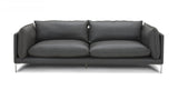 VIG Furniture Divani Casa Harvest - Modern Grey Full Leather Sofa VGKKKF2627-L2925-SOFA