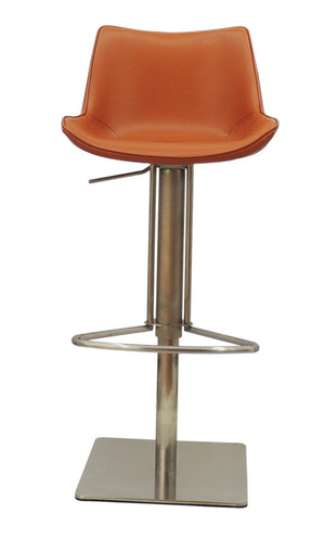VIG Furniture Modrest Hopkin - Modern Cognac Eco-Leather Bar Stool VGHR5401GB