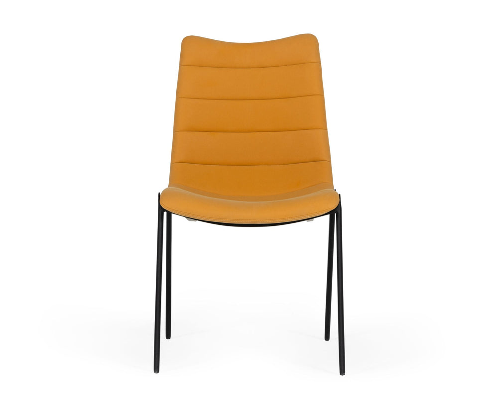 VIG Furniture Modrest Hubbell - Industrial Tan Eco-Leather Dining Chair (Set of 2) VGHR3520