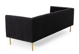 VIG Furniture Divani Casa Chavez - DK Grey Velvet Sofa VGUIMF63-A