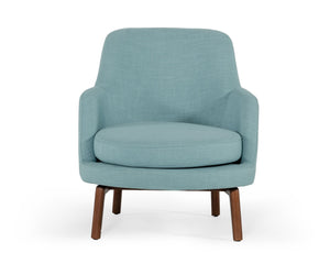VIG Furniture Modrest Metzler - Modern Mint Green Fabric Accent Chair  VGUIMY465-GRN