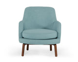 VIG Furniture Modrest Metzler - Modern Mint Green Fabric Accent Chair  VGUIMY465-GRN