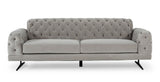 VIG Furniture Divani Casa Sepulveda - Modern Grey Fabric Sofa VGUIMY488