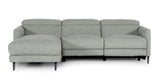 VIG Furniture Divani Casa Lupita - Modern Grey Fabric Left Facing Sectional Sofa VGKMKM.5000-LF