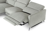 VIG Furniture Divani Casa Lupita - Modern Grey Fabric Left Facing Sectional Sofa VGKMKM.5000-LF