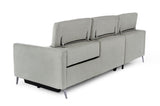 VIG Furniture Divani Casa Lupita - Modern Grey Fabric Left Facing Sectional Sofa VGKMKM.5000-LF