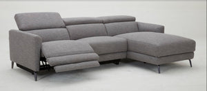 VIG Furniture Divani Casa Lupita - Modern Grey Fabric Right Facing Sectional Sofa VGKMKM.5000-RF