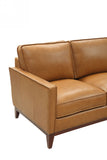 VIG Furniture Divani Casa Naylor - Modern Brown Italian Leather Split Sofa VGCA6394-BRN-S