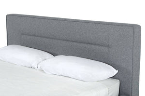 VIG Furniture Nova Domus Juliana - Eastern King Italian Modern Dark Grey Upholstered Bed VGACJULIANA-BED-EK