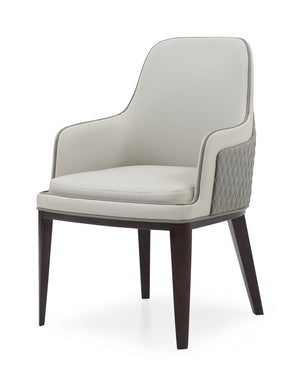 VIG Furniture Modrest Maxwell - Glam Beige and Grey Dining Chair VGVCB8766W