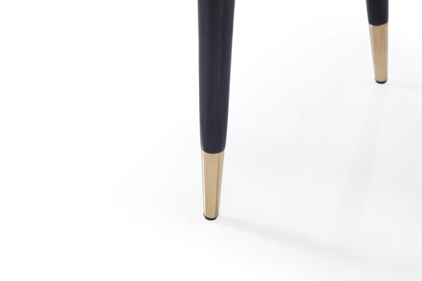 VIG Furniture Modrest Marco - Modern Glam Beige & Blue Dining Chair VGVCB1869-BLU-DC