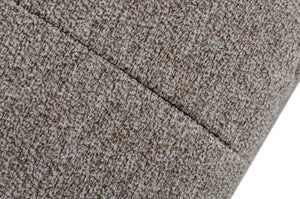 VIG Furniture David Ferrari Natura - Italian Modern Light Taupe Fabric Sectional Sofa with Manual Recliner VGFTNATURA