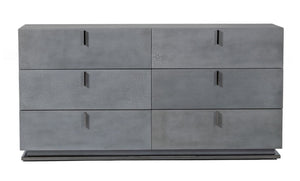 VIG Furniture Modrest Buckley - Modern Grey Crackle Dresser VGVCJ2003-DRS