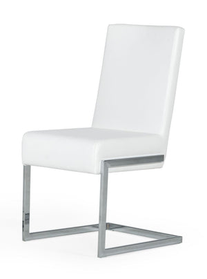 VIG Furniture Modrest Batavia - Modern White Dining Chair (Set of 2) VGEWF3131BK-WHT