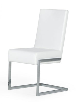 VIG Furniture Modrest Batavia - Modern White Dining Chair (Set of 2) VGEWF3131BK-WHT VGEWF3131BK-WHT