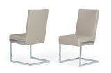 Modrest Batavia - Modern Grey Dining Chair (Set of 2)