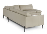 VIG Furniture Divani Casa Sherry - Modern Grey Leather Right Facing Sectional Sofa VGKKKF.1061Z-GRY-RAF-SECT