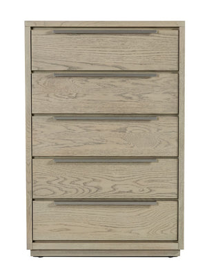 VIG Furniture Modrest Samson - Contemporary Grey and Silver Chest VGLBHAMI-CH82-01