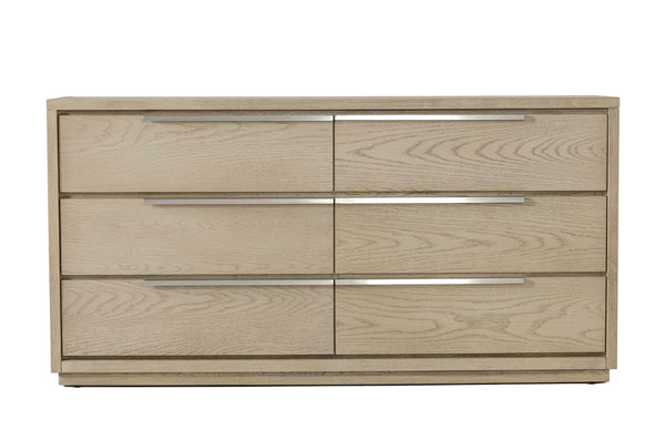 VIG Furniture Modrest Samson - Contemporary Grey and Silver Dresser VGLBHAMI-DR160-01