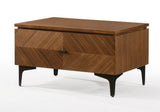 VIG Furniture Modrest Paula - Mid-Century Walnut Nightstand VGMABR-103-NS