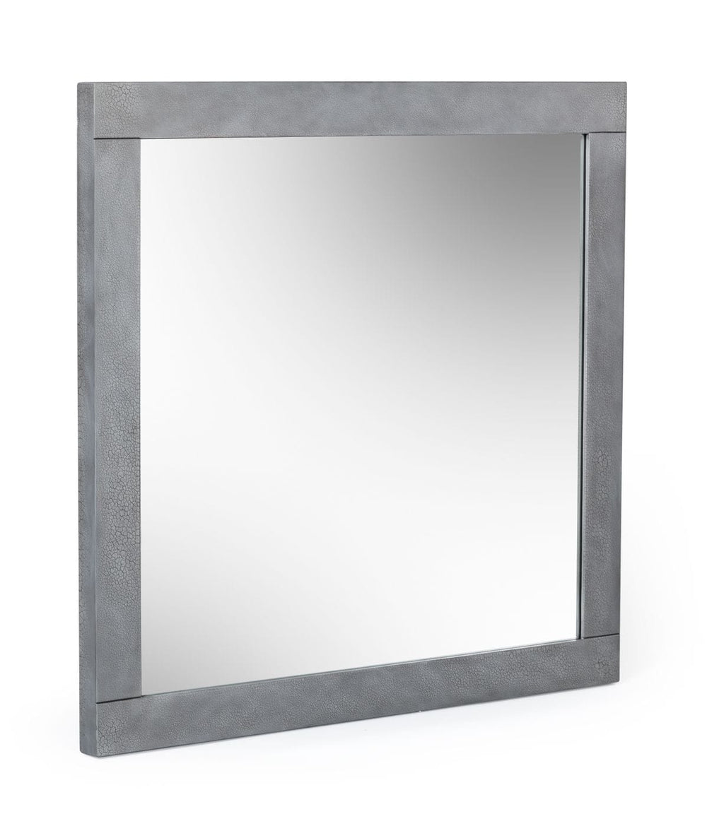 VIG Furniture Modrest Buckley - Modern Grey Crackle Mirror VGVCJ2003-MIR