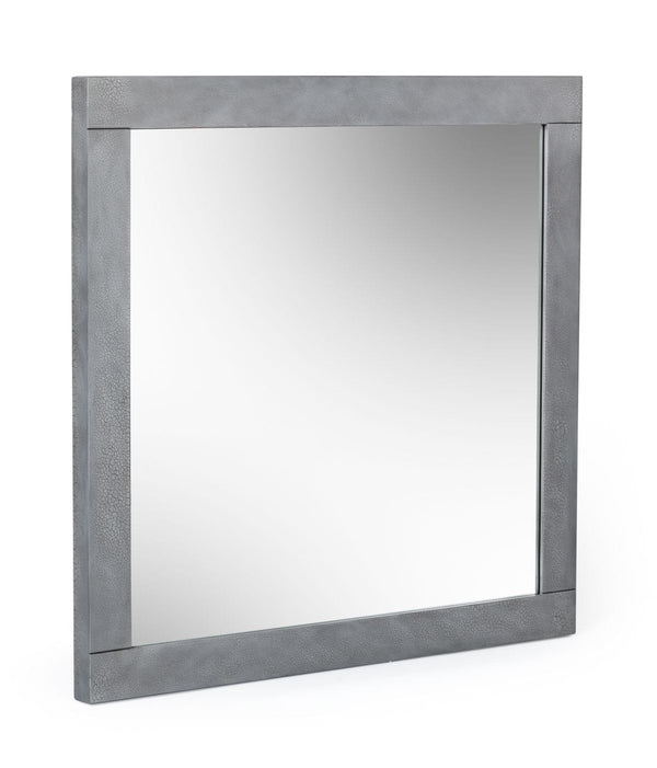 VIG Furniture Modrest Buckley - Modern Grey Crackle Mirror VGVCJ2003-MIR