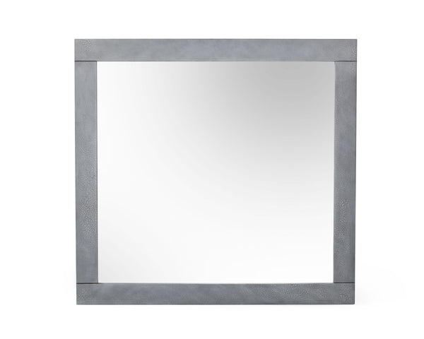 VIG Furniture Modrest Buckley - Modern Grey Crackle Mirror VGVCJ2003-MIR