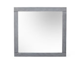 VIG Furniture Modrest Buckley - Modern Grey Crackle Mirror VGVCJ2003-MIR
