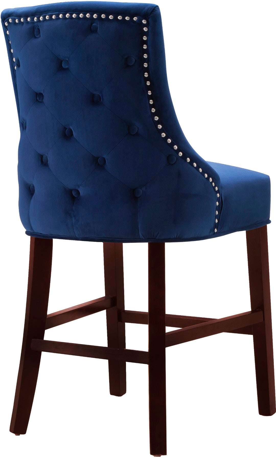 Hannah Velvet Contemporary Stool - Thumbnail 2