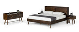 VIG Furniture Modrest Sutton - Mid-Century Elisa Acacia Wood Bed VGWH180430201-202