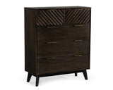 VIG Furniture Modrest Daisy Mid-Century Dark Acacia Chest VGWDKYOTO-CHEST