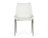 VIG Furniture Modrest Frasier - Modern White Eco-Leather Dining Chair (Set of 2) VGHR3505-WHT