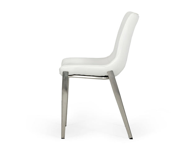VIG Furniture Modrest Frasier - Modern White Eco-Leather Dining Chair (Set of 2) VGHR3505-WHT