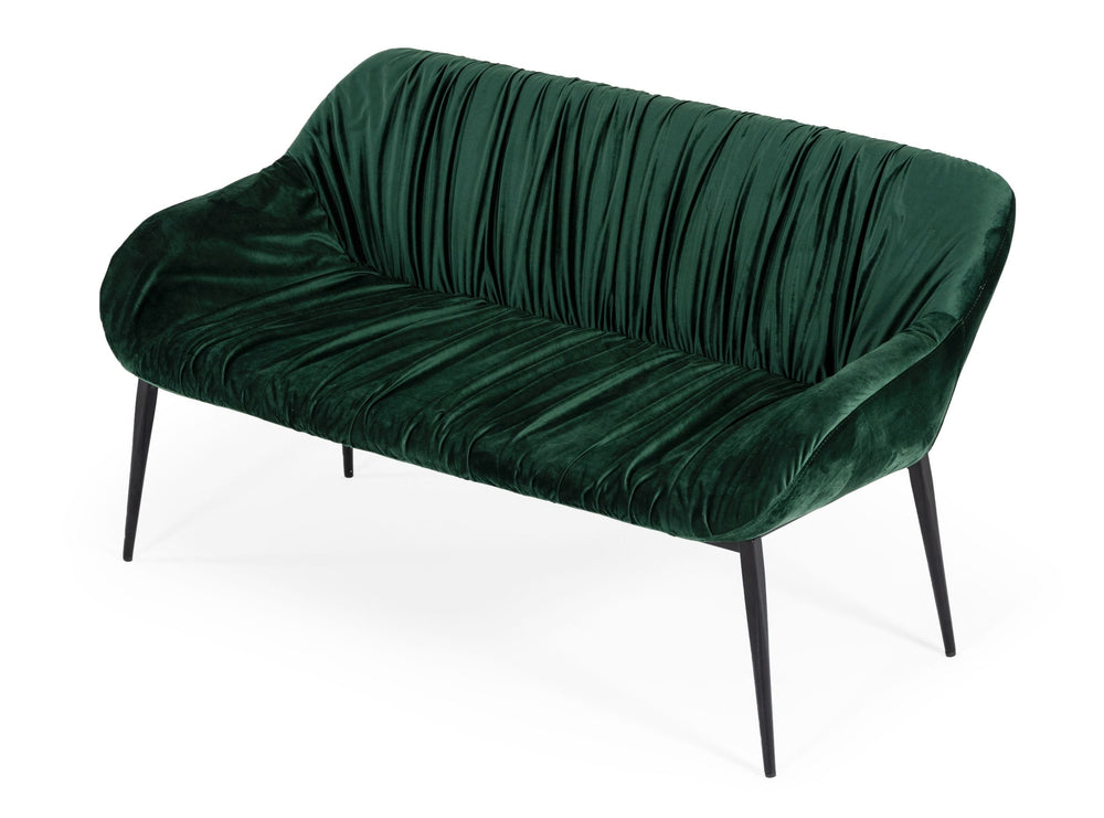 VIG Furniture Modrest Katrina - Modern Green Fabric Bench VGEUMC-9389SF-2-BENCH