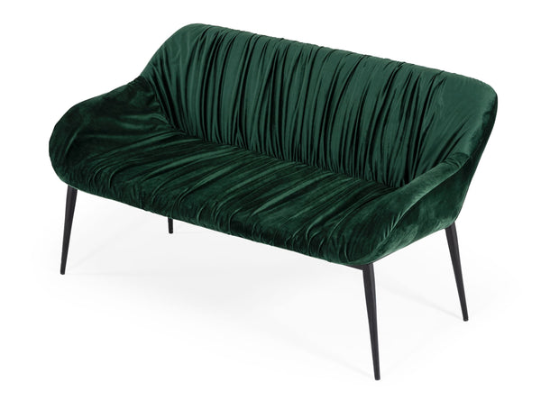VIG Furniture Modrest Katrina - Modern Green Fabric Bench VGEUMC-9389SF-2-BENCH
