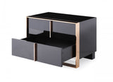 VIG Furniture Nova Domus Cartier Modern Black & Rosegold Nightstand VGVC-A002-N VGVC-A002-N