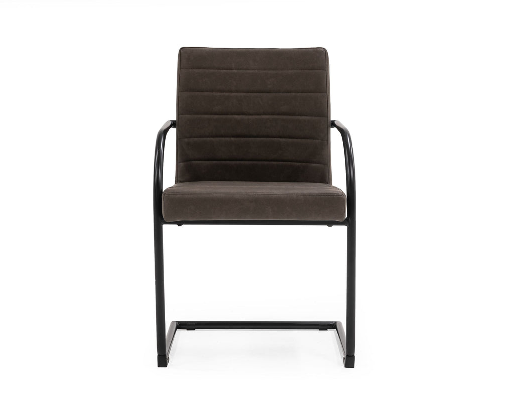 VIG Furniture Modrest Ivey - Modern Brown Dining Chair (Set of 2) VGSWSFC118-BRN-A-DC
