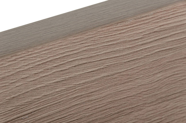 VIG Furniture Nova Domus Boston - Modern Brown Oak & Brushed Stainless Steel Bed VGANBOSTON-BED