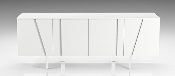 VIG Furniture Modrest Mario - Modern White Veneer Buffet VGBBMK1802SB-WHT-BUF