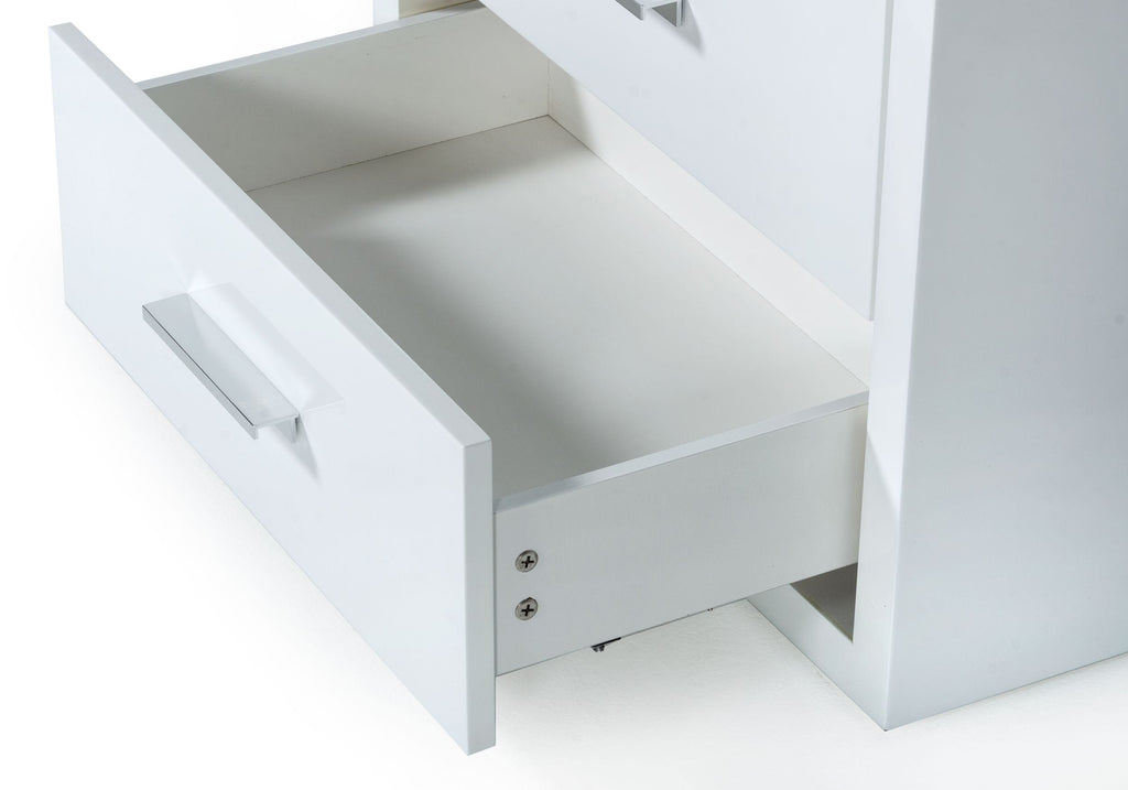 VIG Furniture Modrest Adan - Modern White Nightstand VGBBMB1706-NS-3