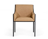 VIG Furniture Modrest Raul - Modern Suede Tan Dining Chair VGEUMC-9696CH-A-TAN