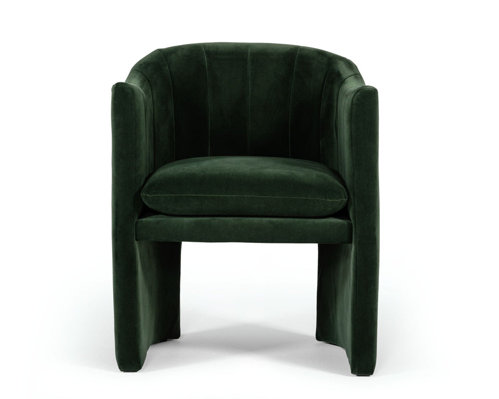 VIG Furniture Modrest Danube - Modern Jade Green Fabric Dining Chair VGEUMC-9704CH-A-GRN
