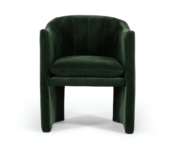 VIG Furniture Modrest Danube - Modern Jade Green Fabric Dining Chair VGEUMC-9704CH-A-GRN