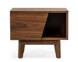 VIG Furniture Modrest Abelard - Mid-century Walnut Nightstand VGBBMB1707-NS