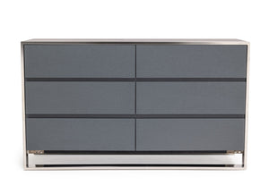 VIG Furniture Modrest Jolene - Modern Grey Dresser VGBBMC1710DR-GRY-DRS