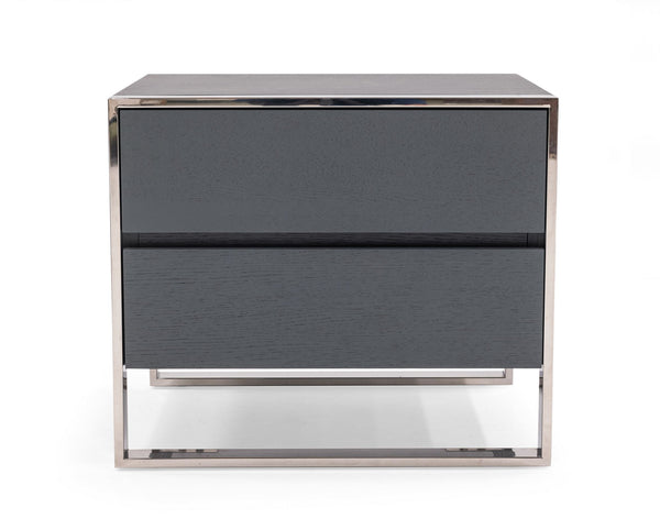 VIG Furniture Modrest Jolene - Modern Grey Nightstand VGBBMC1710NS-GRY-NS