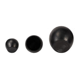 Sagebrook Home Contemporary Resin, Set of 3 -  11/14/20"d Nested Planters, Black 16857-02 Black Polyresin