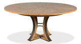 Tower Jupe Dining Table - Small - Heather Grey